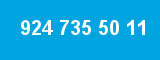 924 735 50 11 924 735 50 11